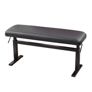 Hidrau Academy Marsella BM45HL. Vinyl/Leather, Ergonomic Hydraulic Duet Adjustable Piano Stool