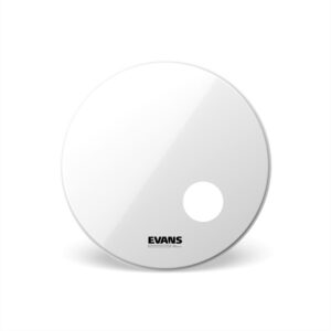 Evans EQ3 Resonant Smooth White Bass Drum Head, 22 Inch
