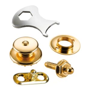 Loxx Smart Strap-Lock, Acoustic Guitar, Gold