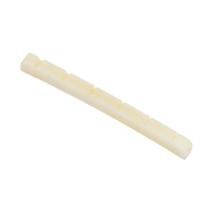 Fender Pre-Slotted Genuine Bone Nut For Electric Guitar, 9.5" Radius