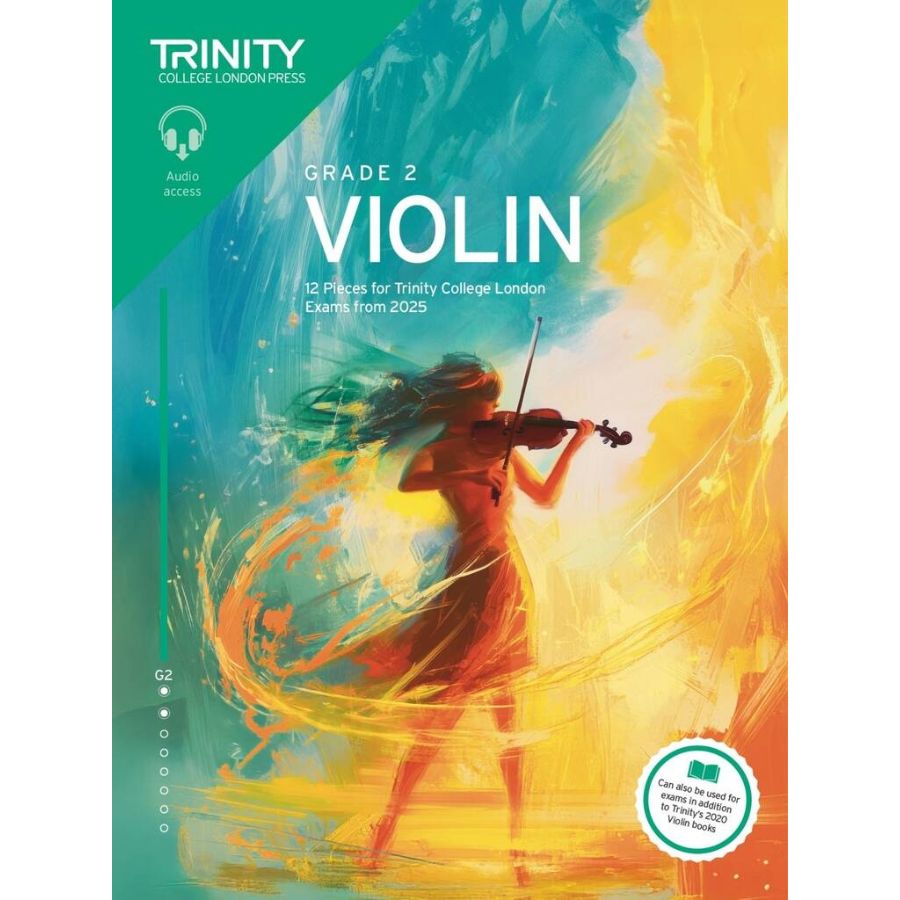 Trinity Violin Exam Pieces, from 2025, Grade 2 (with Audio Access)