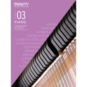 Trinity College London Piano Pieces & Exercises, Grade 3, from 2021