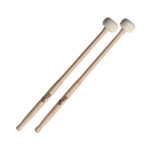 Stagg Maple Timpani Mallets, 38mm Felt, Hard, Pair