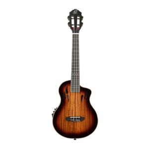 Ortega TourPlayer Series RTPX-U-ACA Tenor Ukulele, Acacia, with Bag