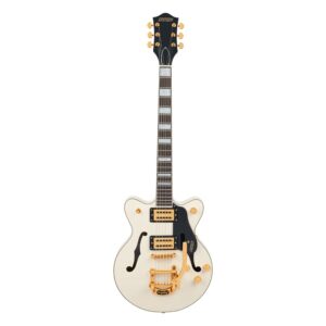 Gretsch G2655TG Streamliner Centre Block Junior Guitar, Double-Cut with Bigsby, Limited Vintage White