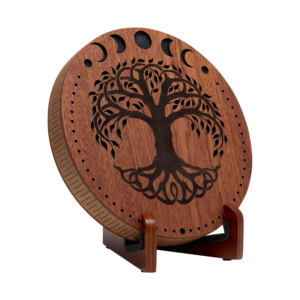 Meinl Sonic Energy RDS10MTOL 10" Rain Disk, Stream Sound, Moon Phases & Tree of Life Carving
