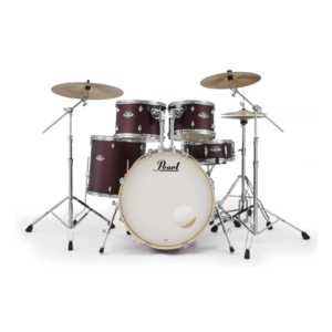 Pearl Export American Fusion 5-Piece Drum Kit, Satin Scarlet