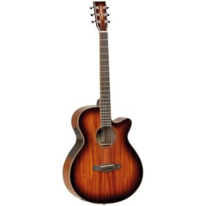 Tanglewood Winterleaf TWX4CE-K Electro Acoustic Guitar, Super Folk, Solid Koa Top