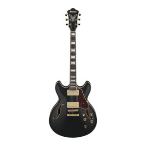 Ibanez AS73G-BKF Semi-Hollow Guitar, Black Flat