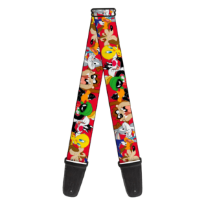 Buckle-Down WLT059 Looney Tunes Characters Guitar Strap