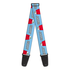 Buckle-Down WPNT015 Snoopy Woodstock Dog House Guitar Strap