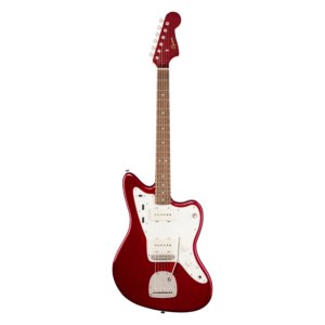 Squier Classic Vibe 60s Jazzmaster, Laurel Fingerboard, Parchment Pickguard, Matching Headstock, Candy Apple Red (Limited Edition)
