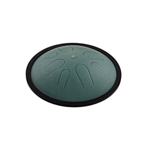Meinl Sonic Energy CSTD1DG Compact Steel Tongue Drum, 10", B Minor, 8 Notes, Dark Green