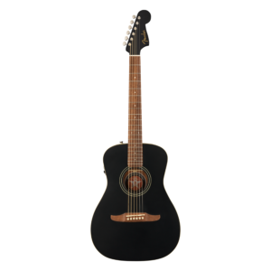 Fender Joe Strummer Campfire Acoustic Guitar, Matte Black, with Bag