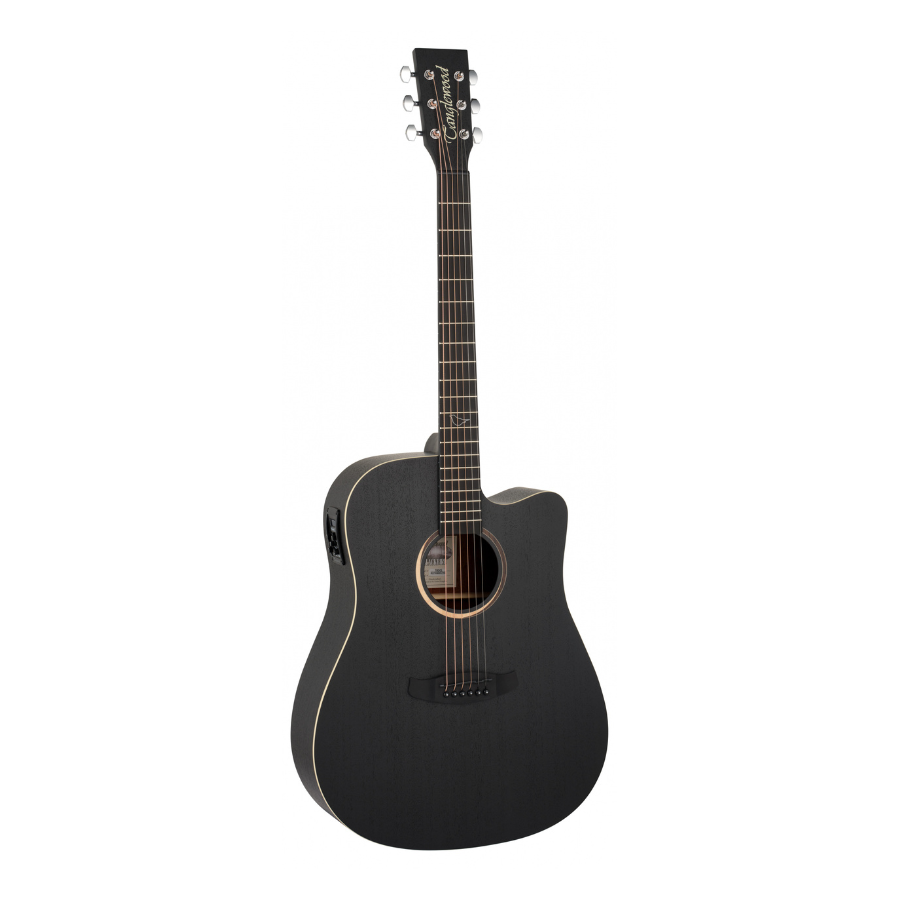Tanglewood Blackbird TB5CE Dreadnought Electro Acoustic Guitar, Smokestack Black