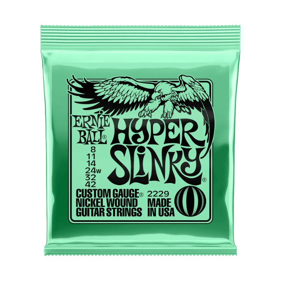 Ernie Ball Hyper Slinky Electric Guitar String Set, 8-42