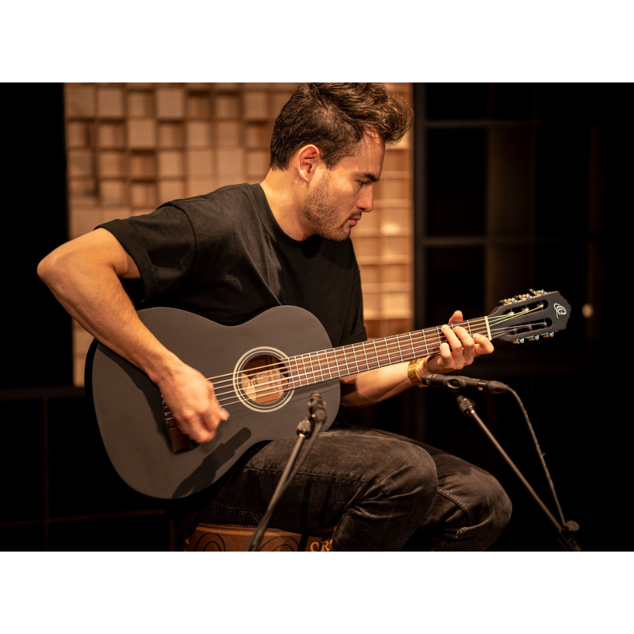 Ortega RST5M-3/4BK Student Series Classical Guitar, 3/4 Size, Black - Image 4