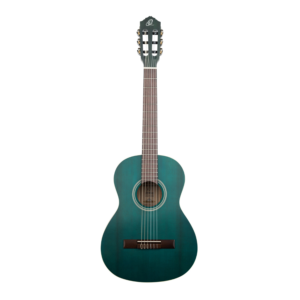 Ortega RST5M-3/4OC Student Series Classical Guitar, 3/4 Size, Ocean Blue