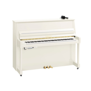 Yamaha B20SC3 Silent Upright Piano, Polished White