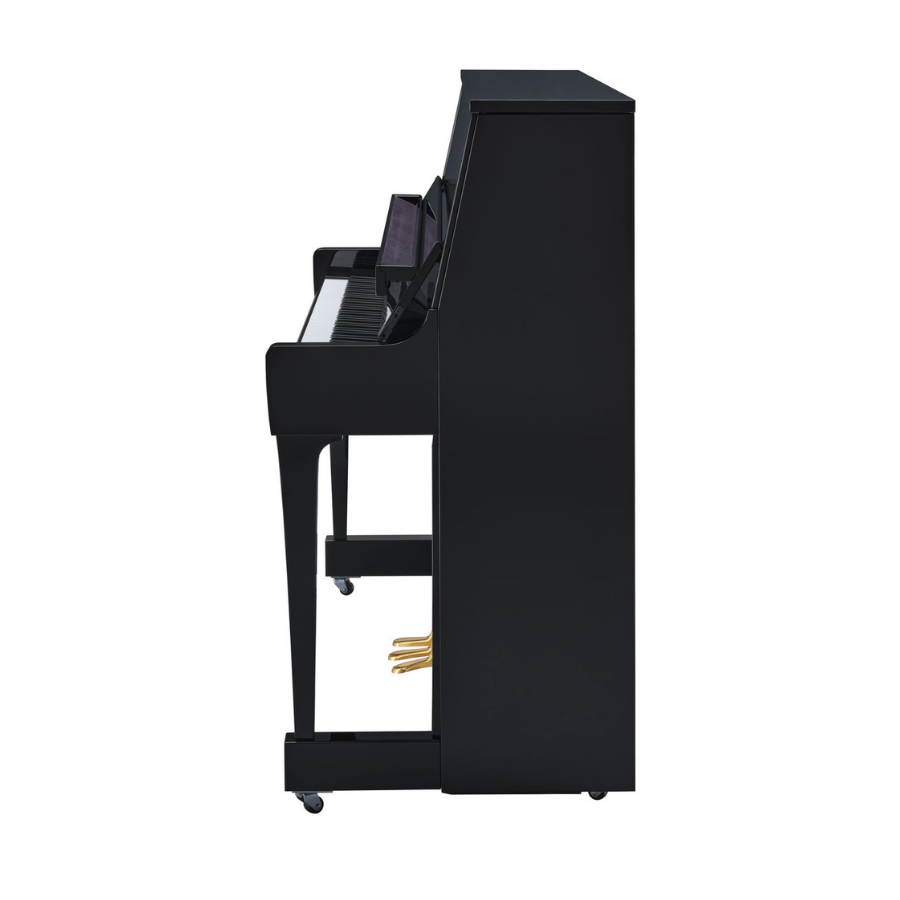 Yamaha B30 Upright Piano, Polished Black - Image 3