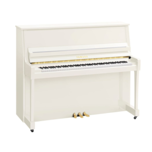 Yamaha B30 Upright Piano, Polished White