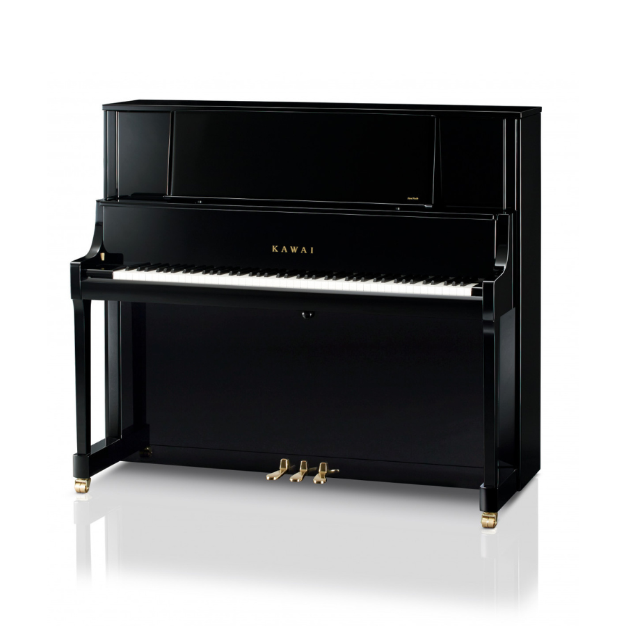 Kawai K-700 Upright Piano, Polished Black