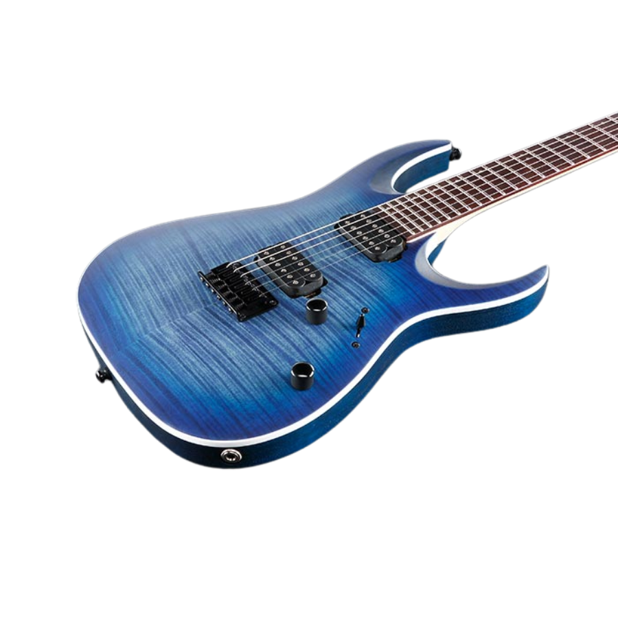 Ibanez RGA42FM-BLF Electric Guitar, Flame Maple Top, Blue Lagoon Burst Flat - Image 2