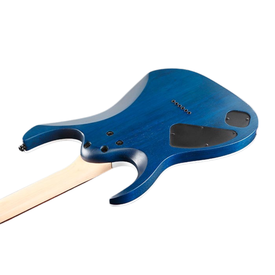 Ibanez RGA42FM-BLF Electric Guitar, Flame Maple Top, Blue Lagoon Burst Flat - Image 3