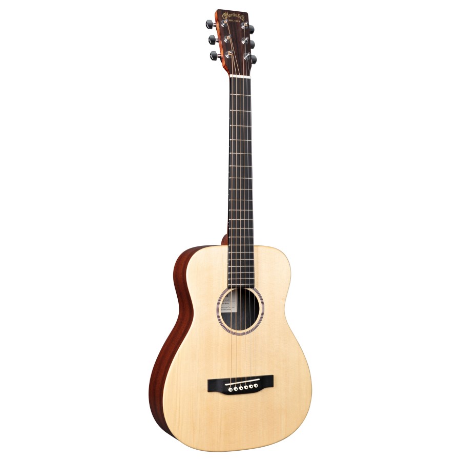 Martin LX1E 3/4 Electro-Acoustic Guitar, Solid Spruce Top, with Bag - Image 3