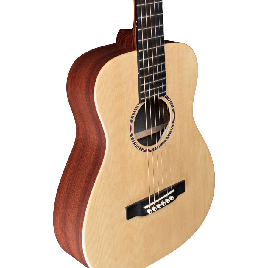 Martin LX1E 3/4 Electro-Acoustic Guitar, Solid Spruce Top, with Bag - Image 5