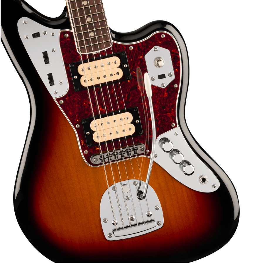 Fender Kurt Cobain Jaguar, Rosewood Fingerboard, 3-Color Sunburst, with Case - Image 3