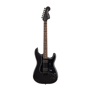 Squier Affinity Series Stratocaster HH Electric Guitar, Metallic Black (Limited Edition)