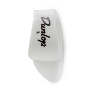 Dunlop White 9013 Left Handed Thumbpick, Large