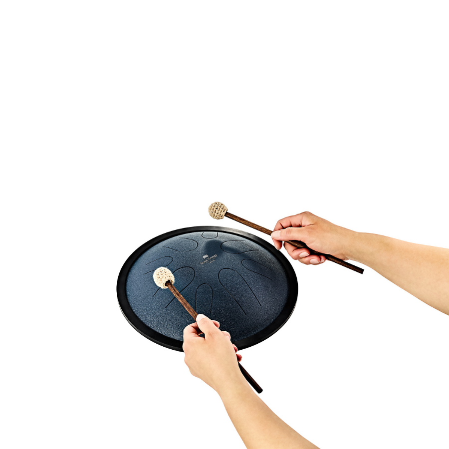 Meinl Sonic Enery CSTD2NB Compact Steel Tongue Drum, 10", C Minor, 8 Notes, Navy Blue - Image 3