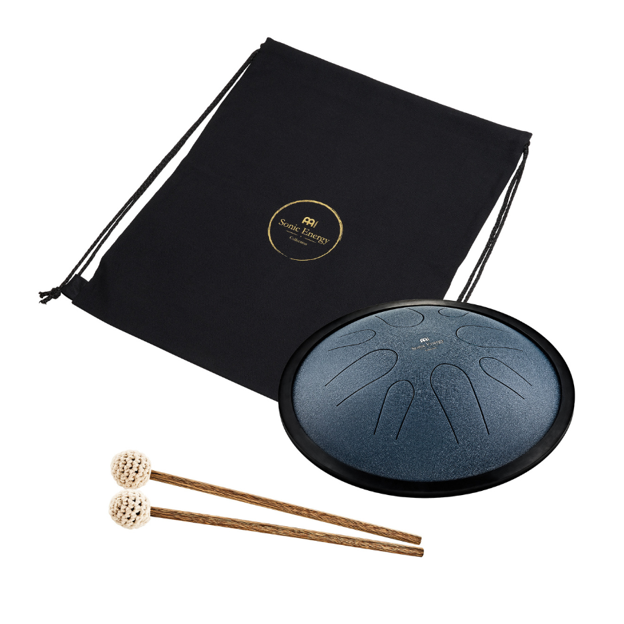 Meinl Sonic Enery CSTD2NB Compact Steel Tongue Drum, 10", C Minor, 8 Notes, Navy Blue - Image 4