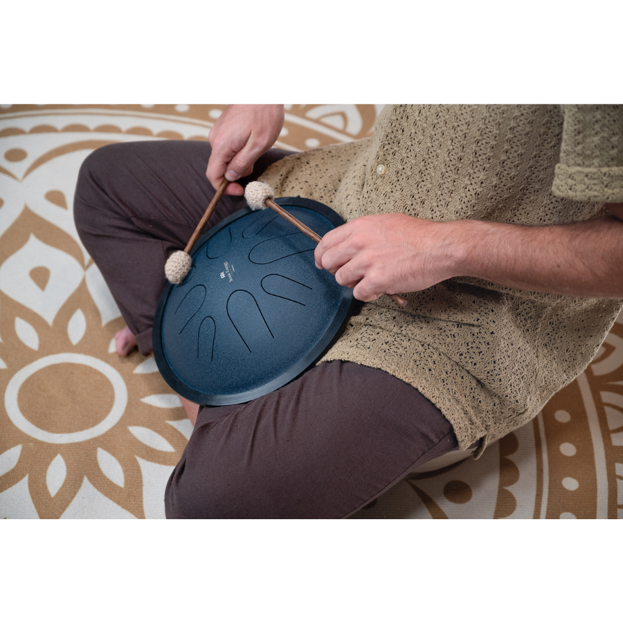 Meinl Sonic Enery CSTD2NB Compact Steel Tongue Drum, 10", C Minor, 8 Notes, Navy Blue - Image 5