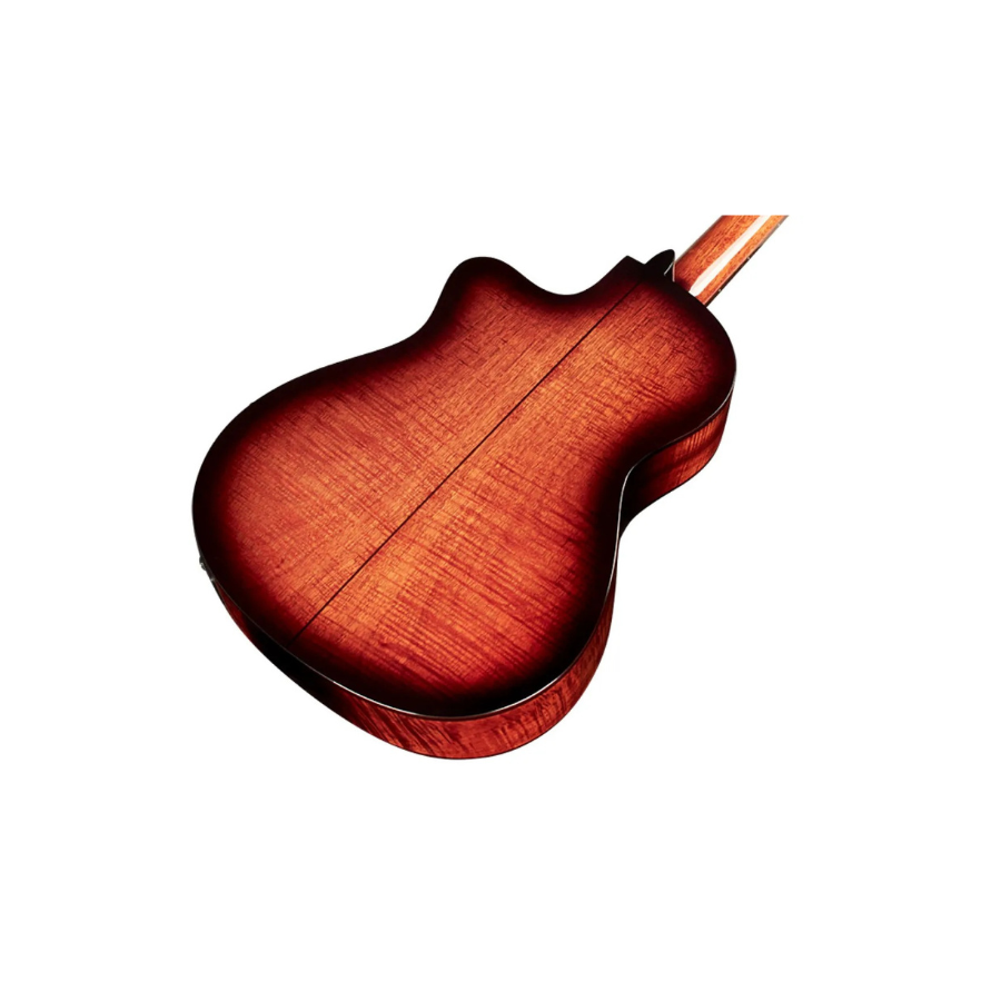 Cordoba Fusion 5 Edge Burst Electro Cutaway Nylon Guitar, 16" Radius/14mm Nut - Image 4