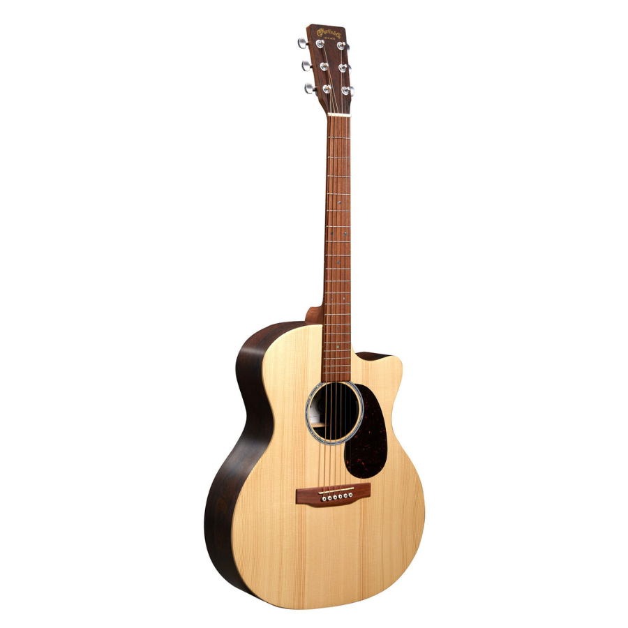 Martin X Series GPC-X2E Electro Acoustic Guitar, Spruce Top, Cocobolo HPL B&S