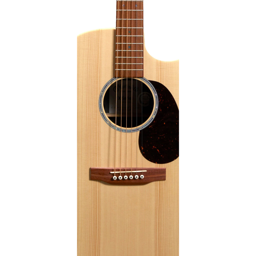 Martin X Series GPC-X2E Electro Acoustic Guitar, Spruce Top, Cocobolo HPL B&S - Image 3
