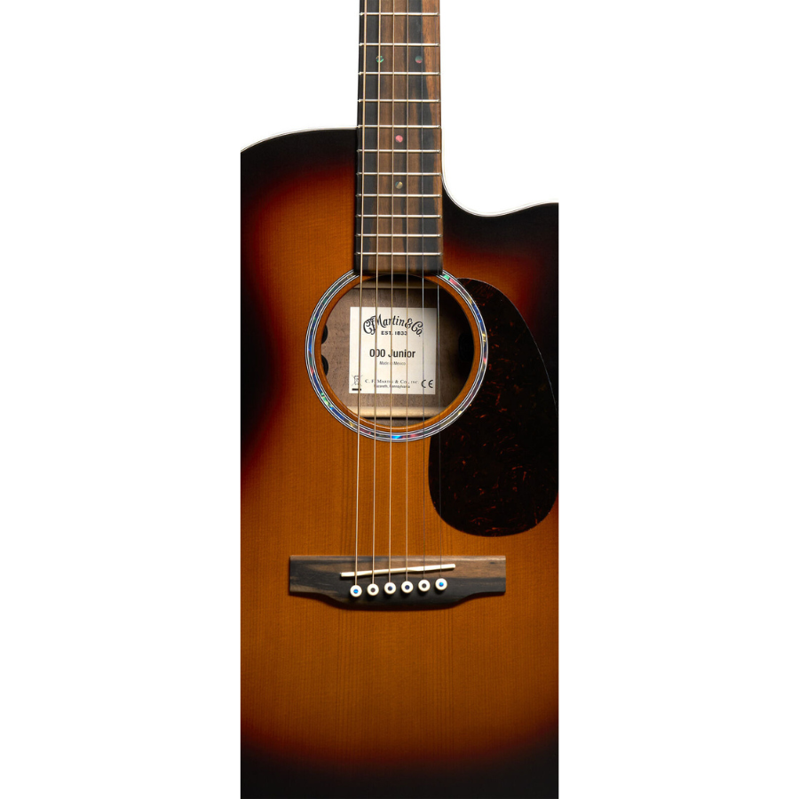 Martin Junior 000C-JRE Electro Acoustic Guitar, Walnut Burst - Image 3