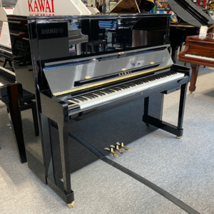Second Hand Kawai K500 ATX2 Silent Upright Piano, Polished Black