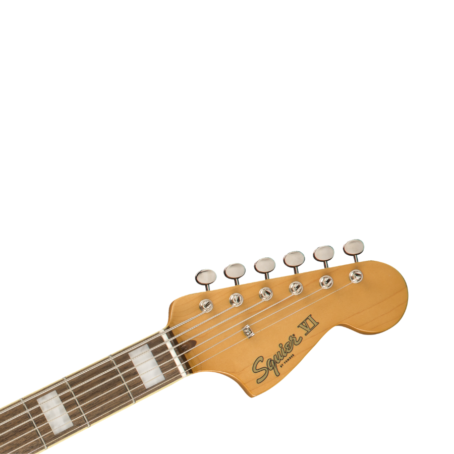 Squier Classic Vibe Bass VI, Laurel Fingerboard, Black - Image 5