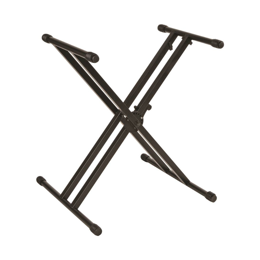Quiklok QL746 Heavy Duty Double Braced, Single Tier Keyboard Stand