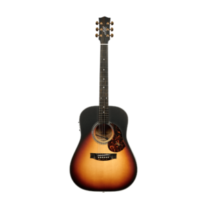 Maton Troubadour Dreadnought Electro Acoustic Guitar, Tobacco Sunburst, Spruce/Maple