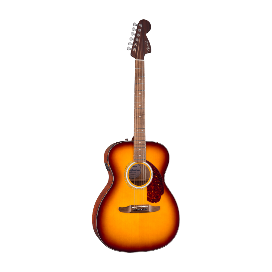 Fender California Deluxe Monterey Electro Acoustic Guitar, Honey Sunburst - Image 3