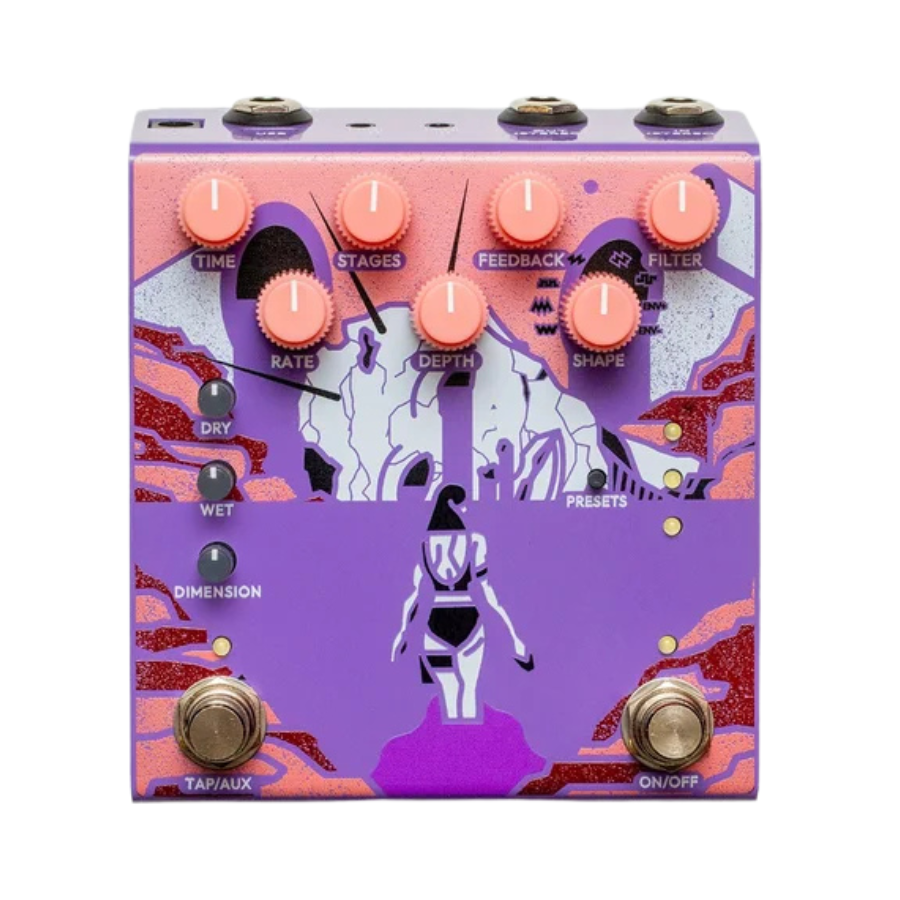 Old Blood Noise Bathing Liminal Delay Pedal, Orchid