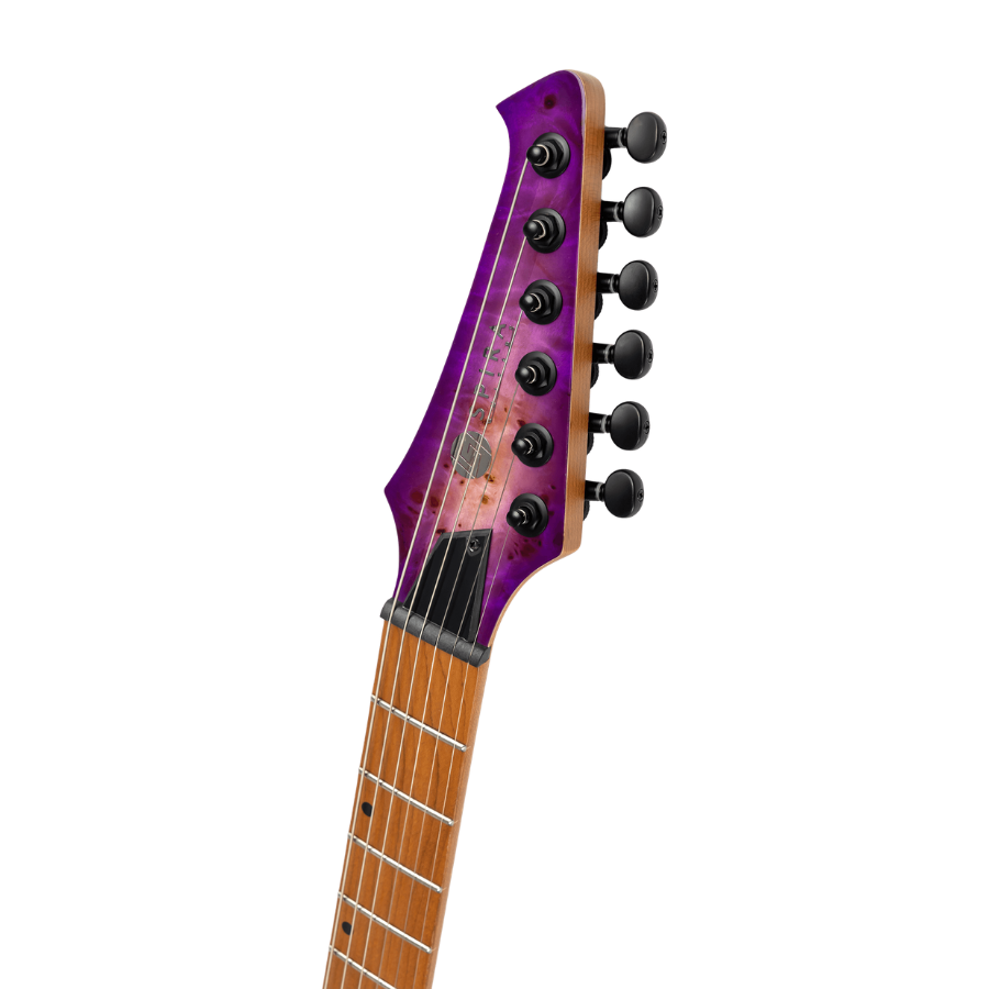 Spira S-450 Electric Guitar, Trans Purple - Image 5