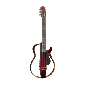 Yamaha SLG200N Silent Guitar, Nylon, Slim Neck, Crimson Red Burst