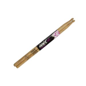 On Stage Hickory 5B Wood Drum Sticks, Wood Tip