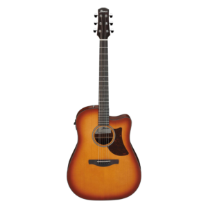 Ibanez AAD50CE-LBS Grand Dreadnought Electro Cutaway Acoustic Guitar, Light Brown Sunburst